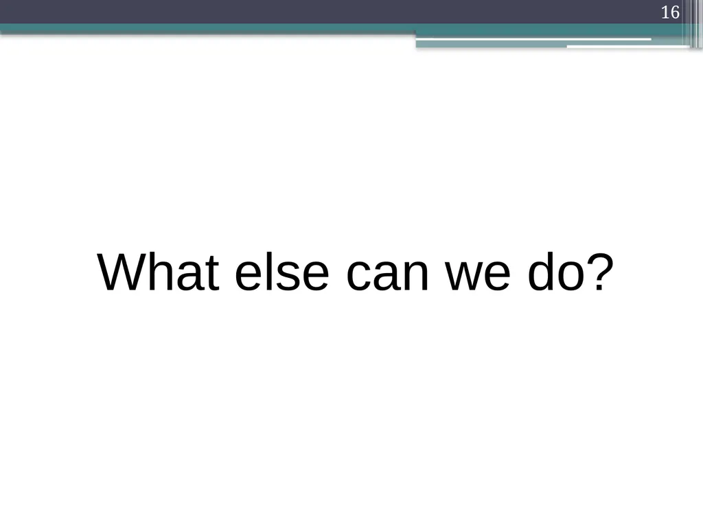 Defensive Programming Defensive Programming 1 - slide 16 of 23