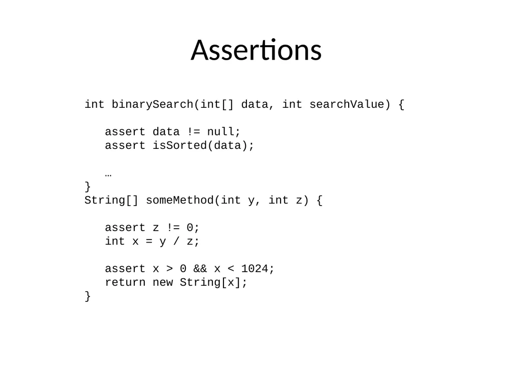 Defensive Programming Defensive Programming Good - slide 6 of 12