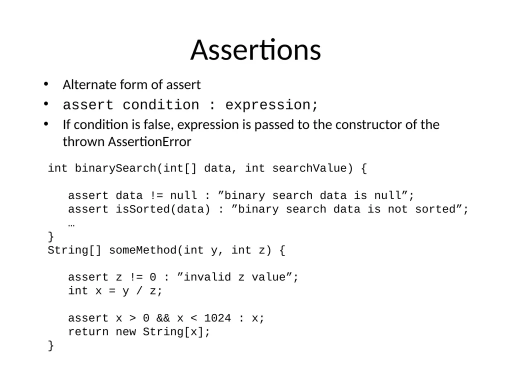 Defensive Programming Defensive Programming Good - slide 8 of 12