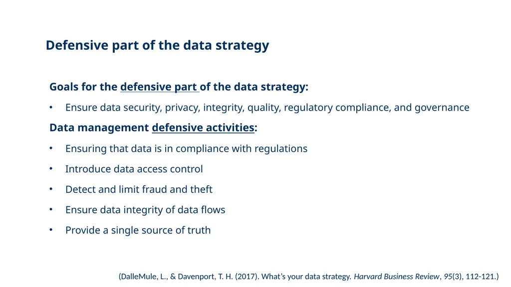 From defensive to offensive data-driven - slide 7 of 70