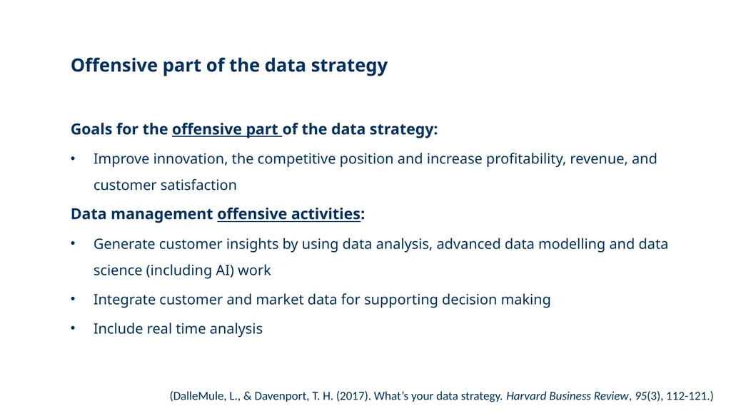 From defensive to offensive data-driven - slide 8 of 70