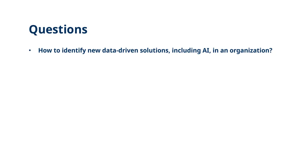 From defensive to offensive data-driven - slide 28 of 70