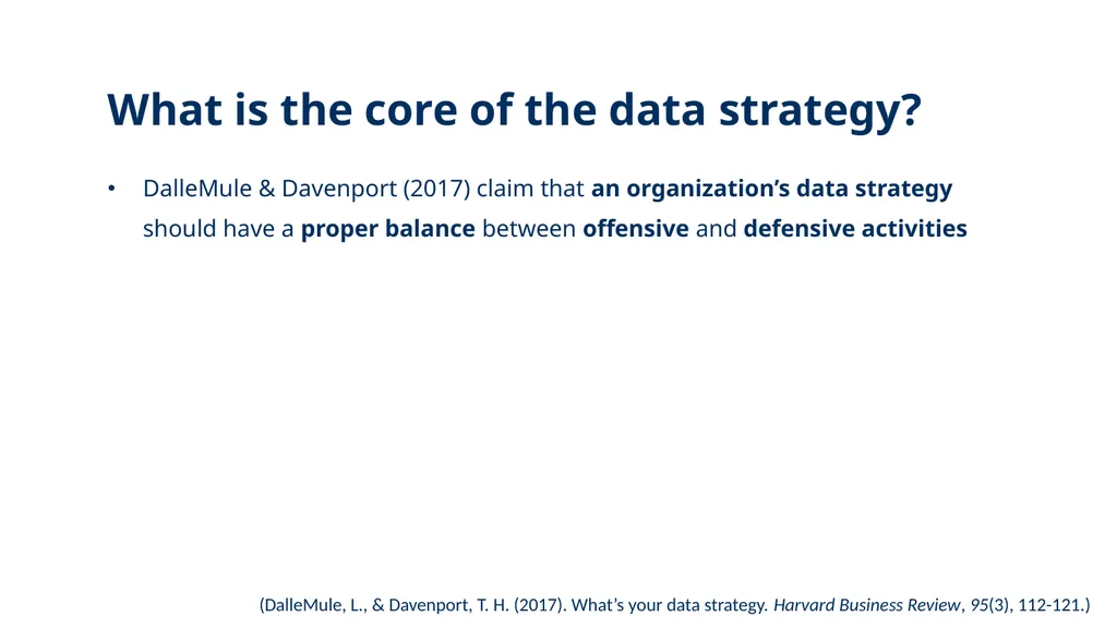 From defensive to offensive data-driven - slide 6 of 70