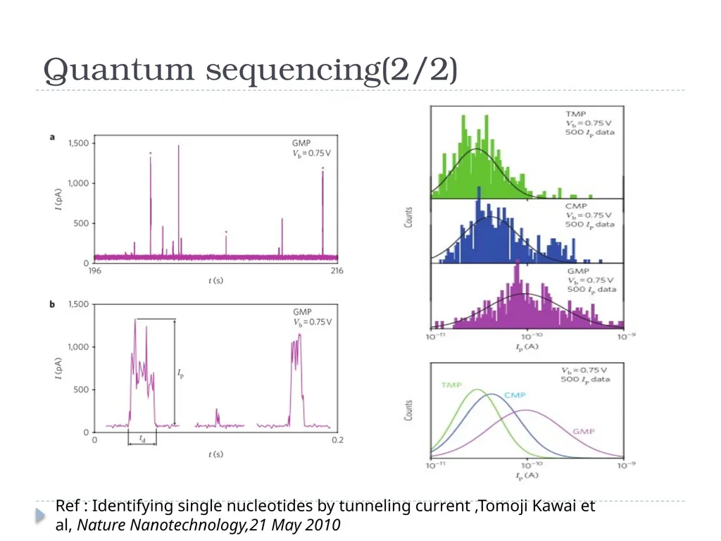DNA sequencing : Read with quantum mechanics - slide 4 of 6