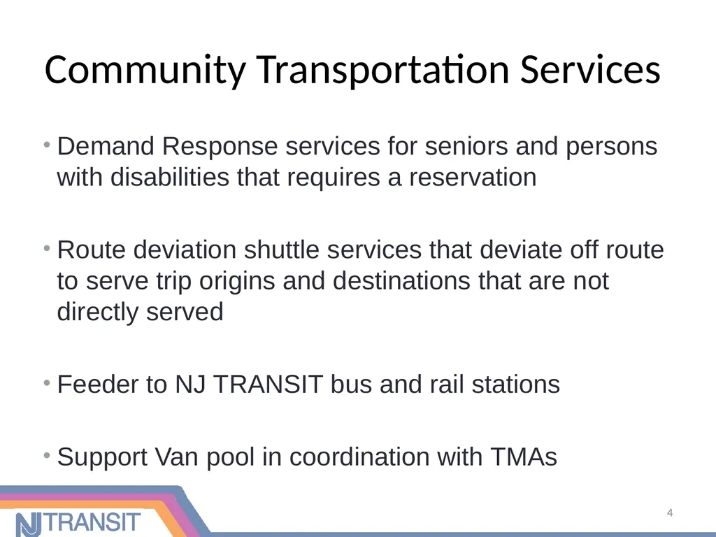 Community Transportation Initiatives in New Jersey - slide 4 of 16