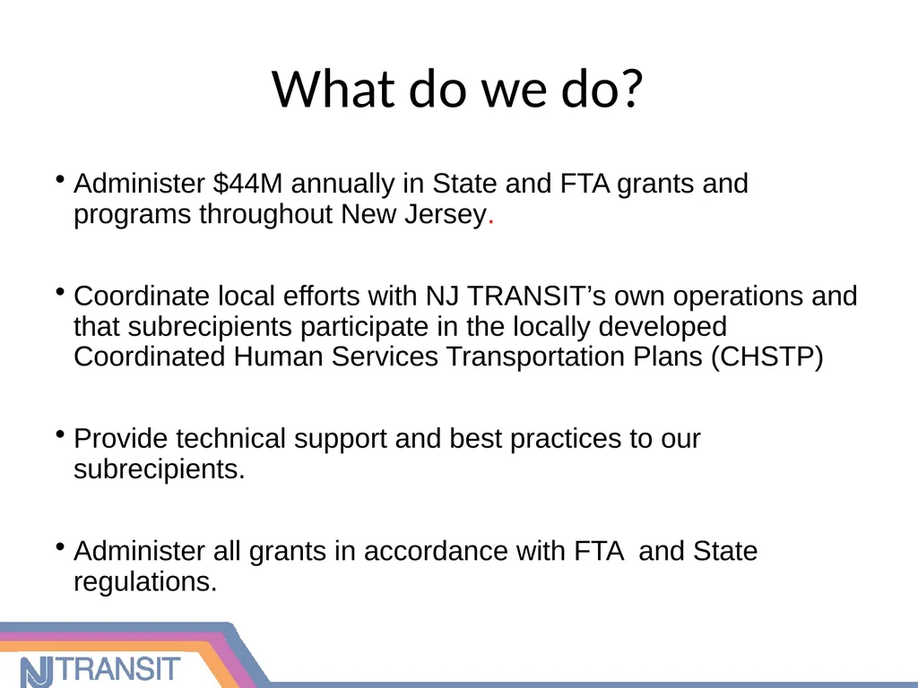Community Transportation Initiatives in New Jersey - slide 3 of 16
