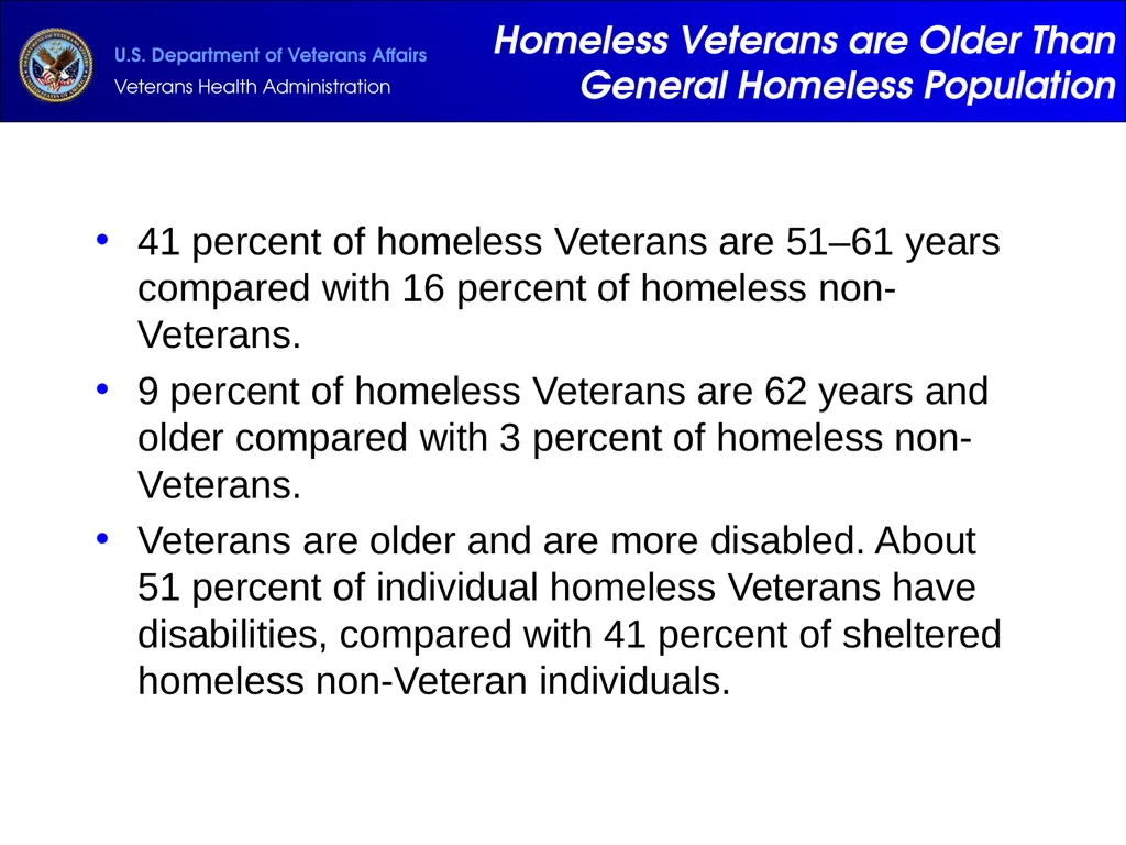 Supportive Services for Veteran Families (SSVF) - slide 14 of 69