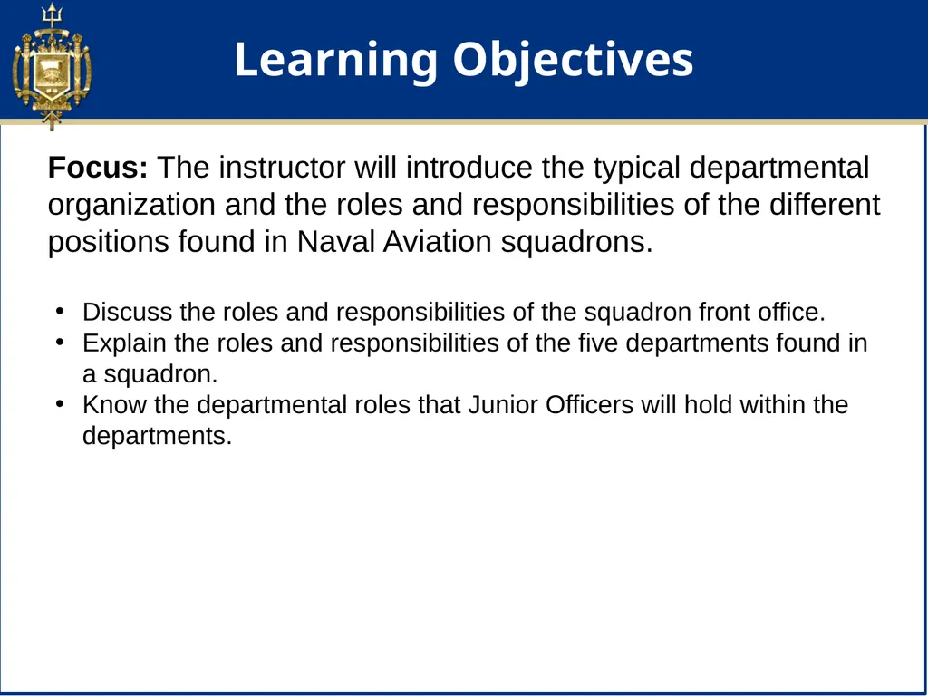NS433 - 04: Naval Aviation Squadron Organization - slide 2 of 26