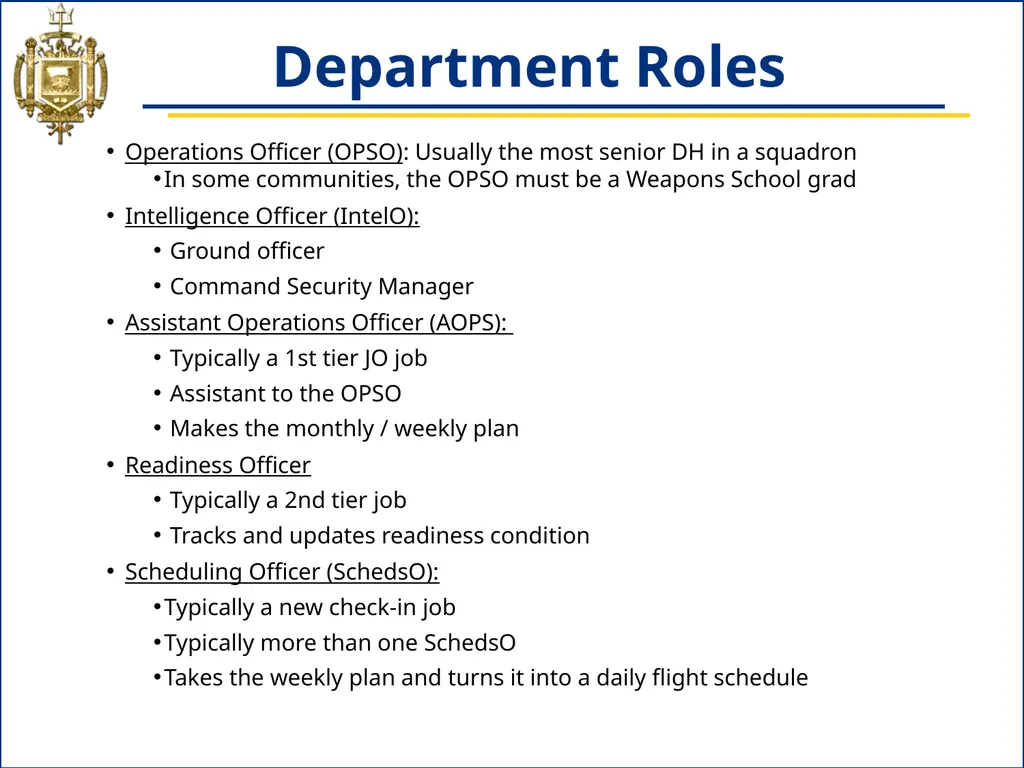 NS433 - 04: Naval Aviation Squadron Organization - slide 9 of 26