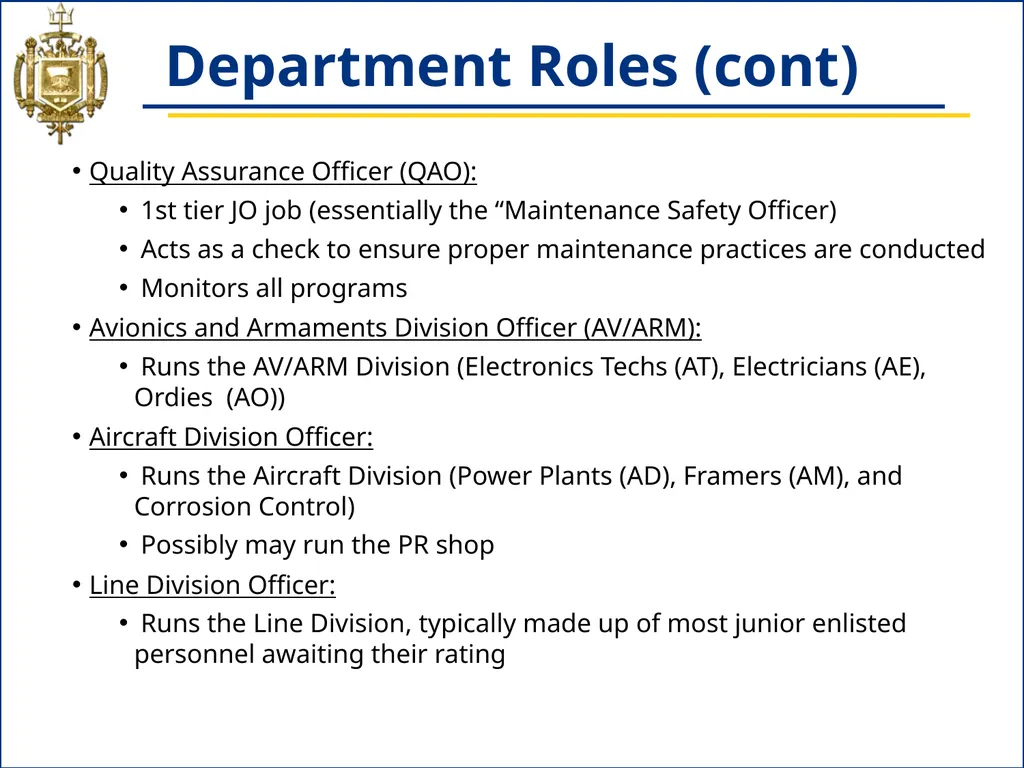 NS433 - 04: Naval Aviation Squadron Organization - slide 14 of 26