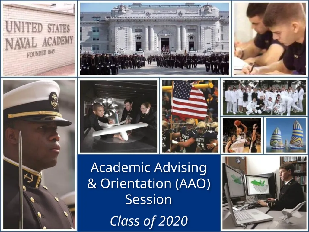 Academic Advising & Orientation (AAO) Session - slide 1 of 32