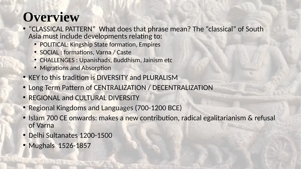 Indian History Introduction HISTORY Purpose today - slide 3 of 11
