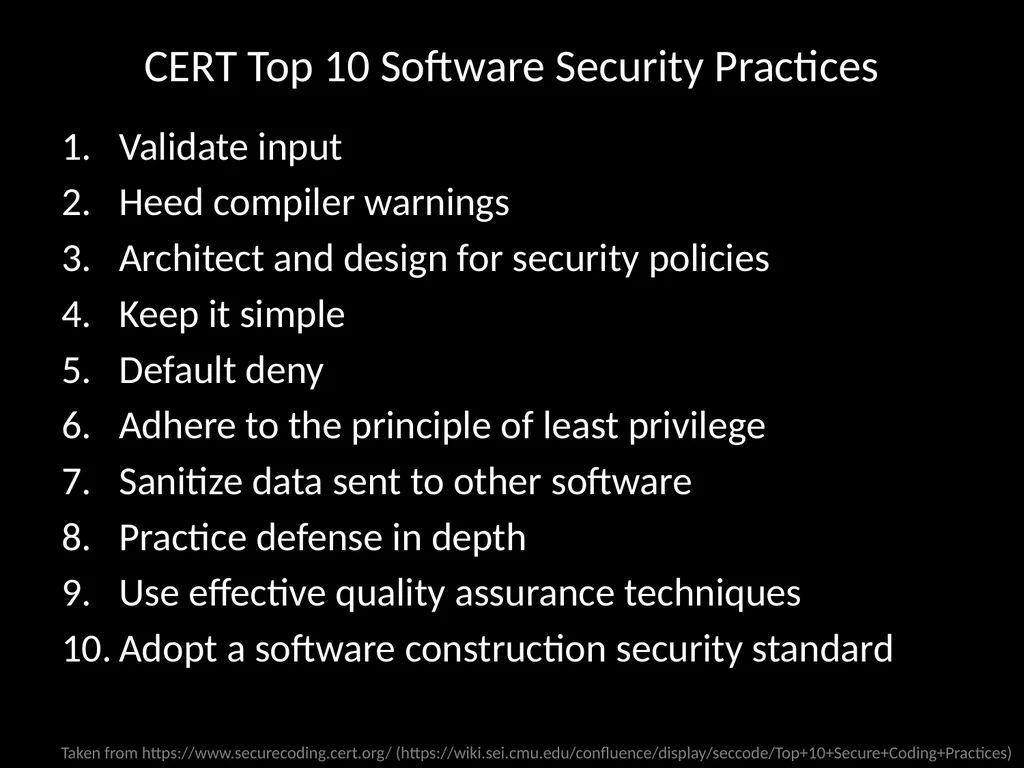 Security: Attacks & Countermeasures - slide 27 of 29