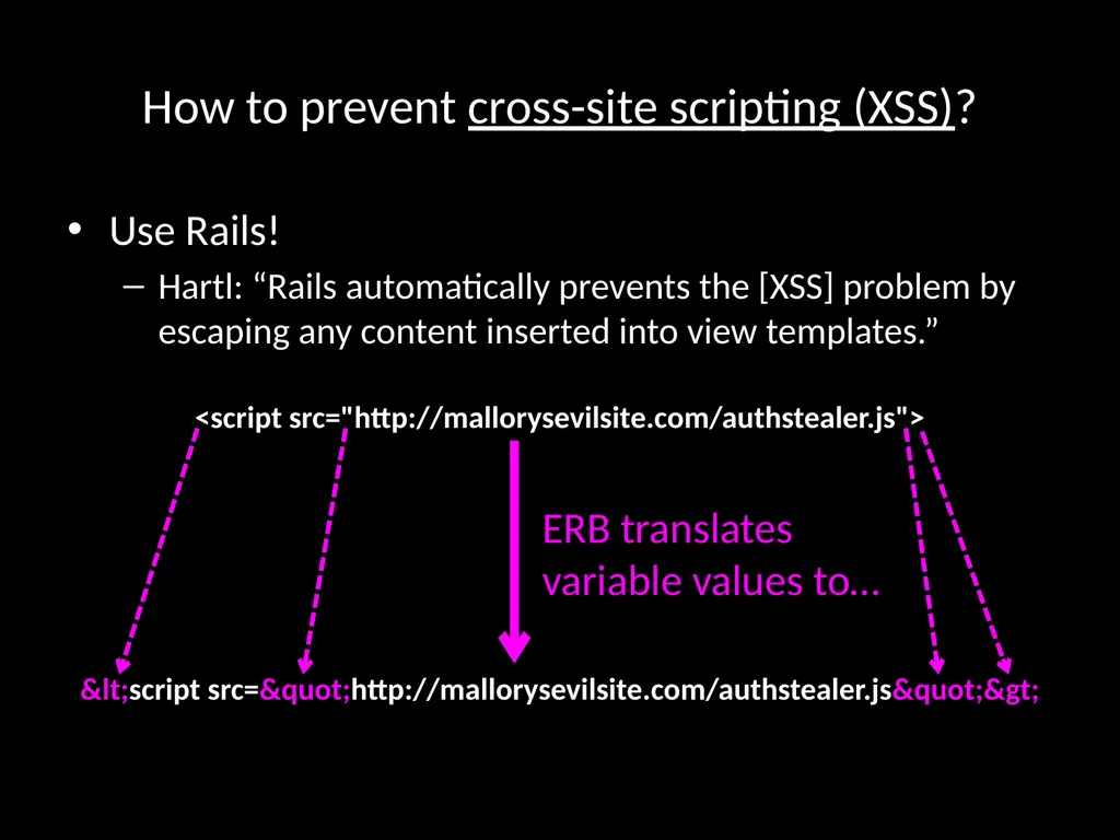 Security: Attacks & Countermeasures - slide 25 of 29