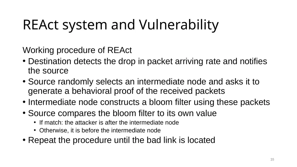 COLLABORATIVE ATTACKS AND DEFENSE Bharat Bhargava - slide 35 of 44