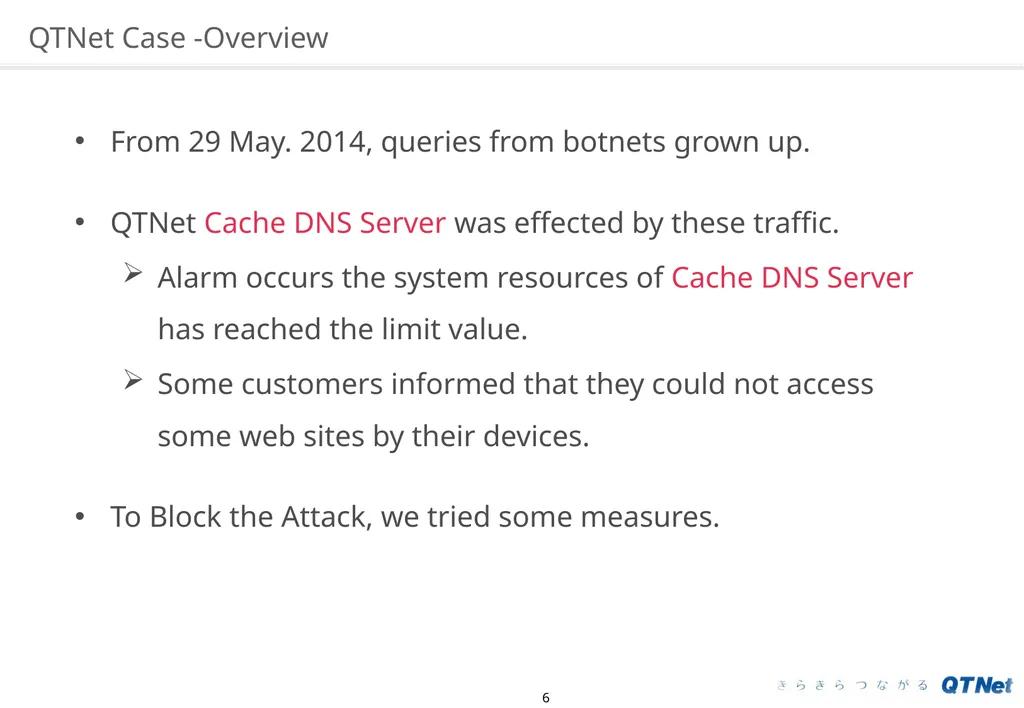 Water Torture: A Slow Drip DNS DDoS Attack on - slide 6 of 16