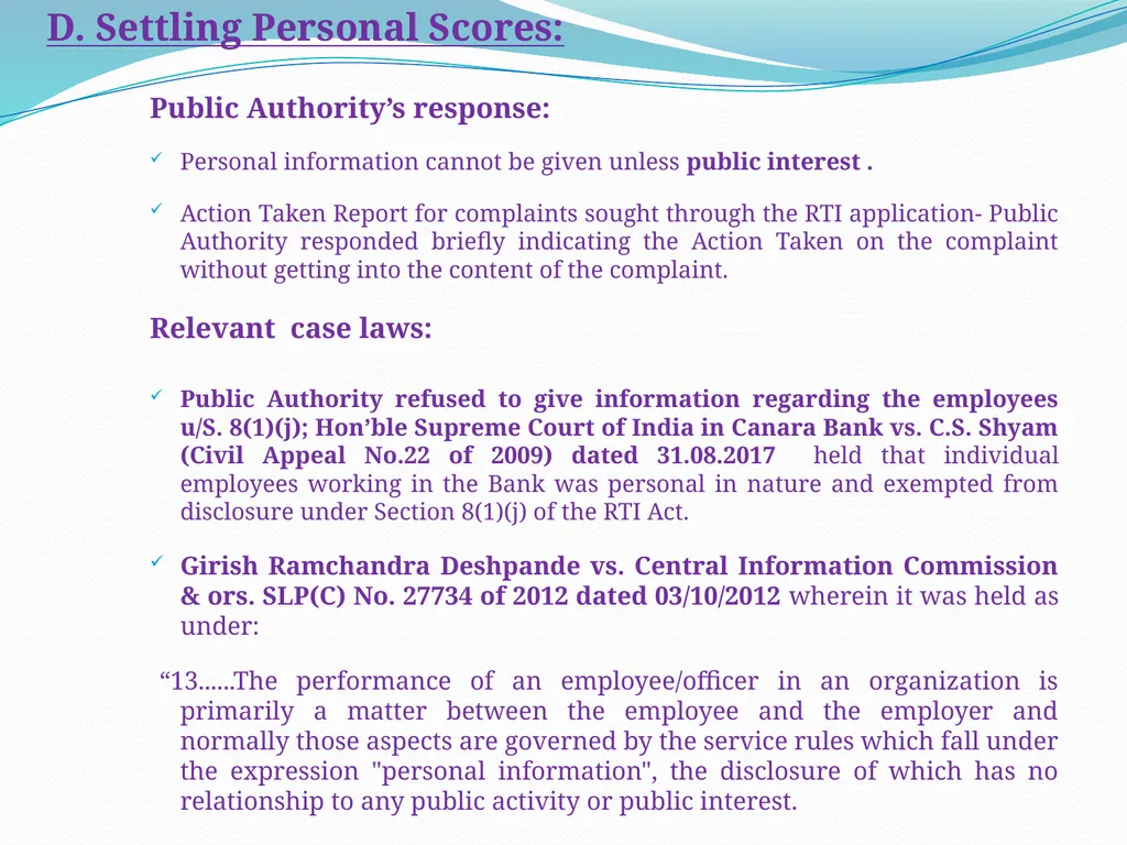 Shri Neeraj Kumar Gupta Central Information - slide 20 of 34