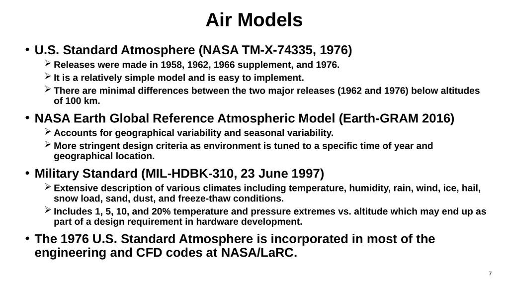 Compressible Flow Analysis for High-Speed Vehicles - slide 7 of 40