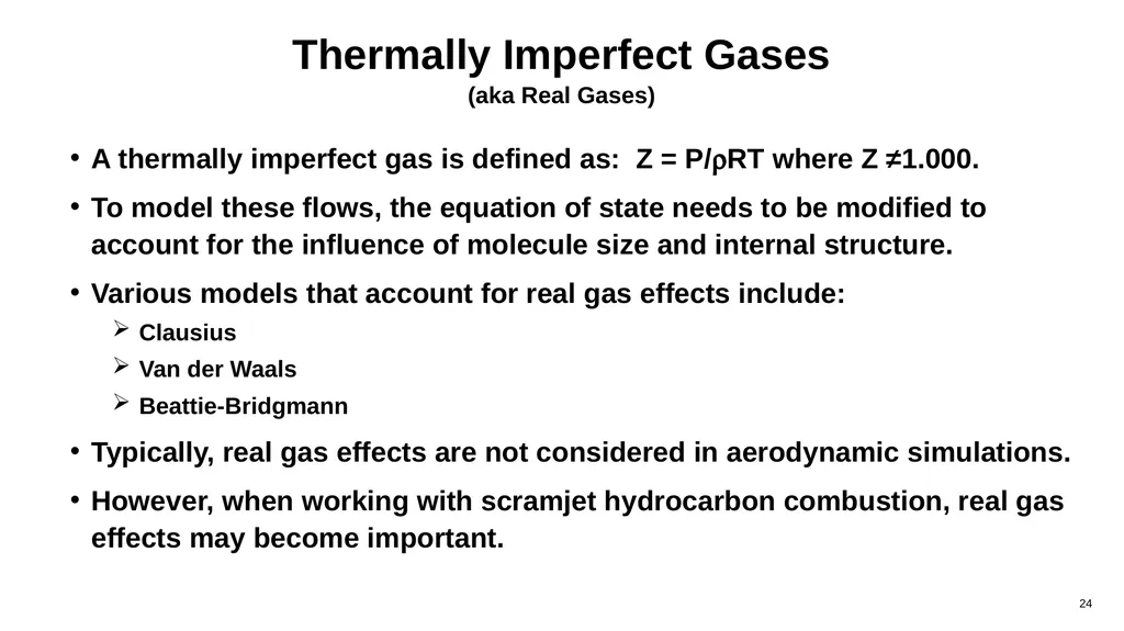 Compressible Flow Analysis for High-Speed Vehicles - slide 24 of 40