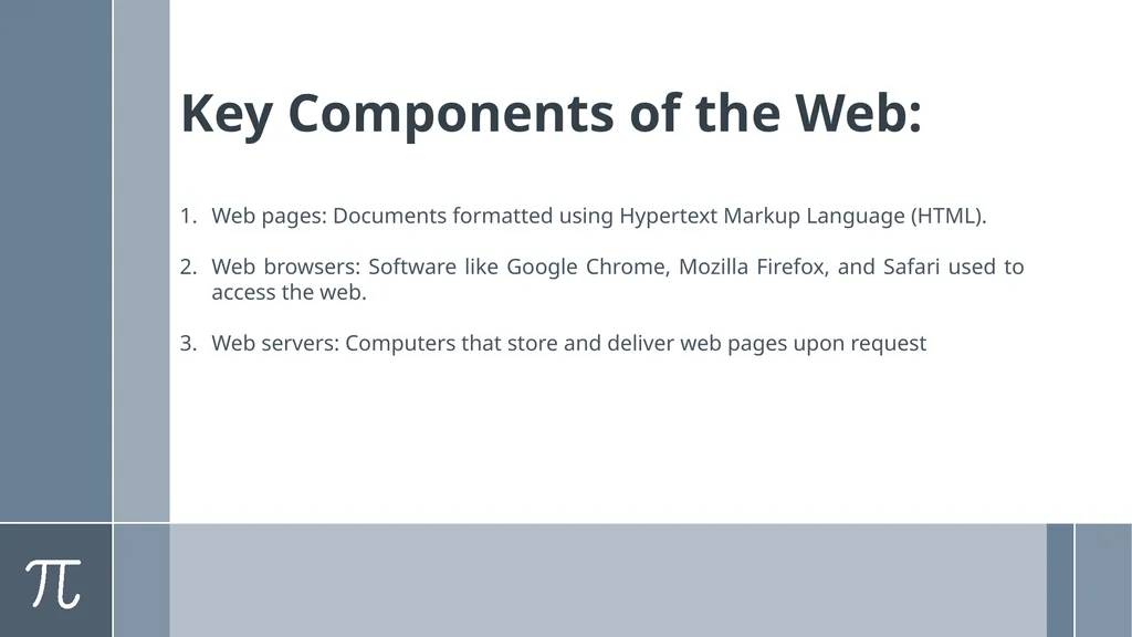 INTRODUCTION TO WORLD WIDE WEB AND INTERNET - slide 5 of 11
