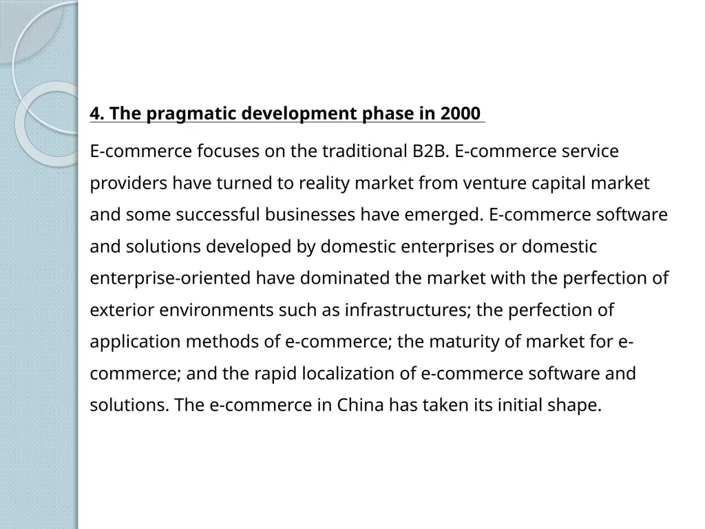 E-commerce course: Fundamentals of E-commerce - slide 9 of 19
