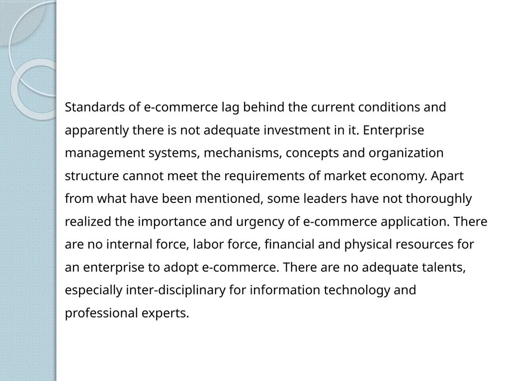 E-commerce course: Fundamentals of E-commerce - slide 18 of 19