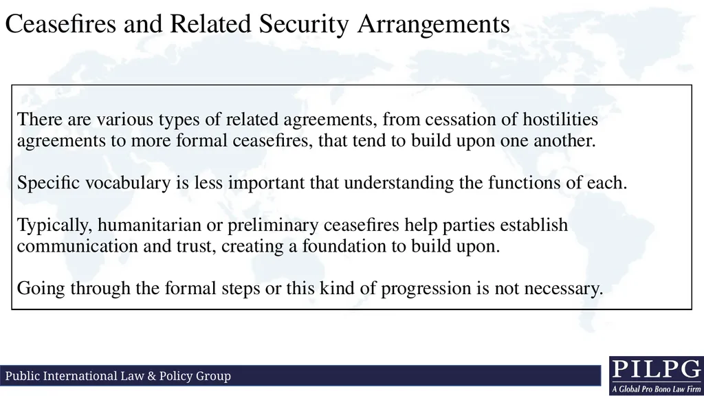 Recap: Negotiation Skills and Substantive Topics - slide 5 of 17