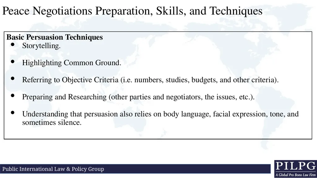 Recap: Negotiation Skills and Substantive Topics - slide 16 of 17