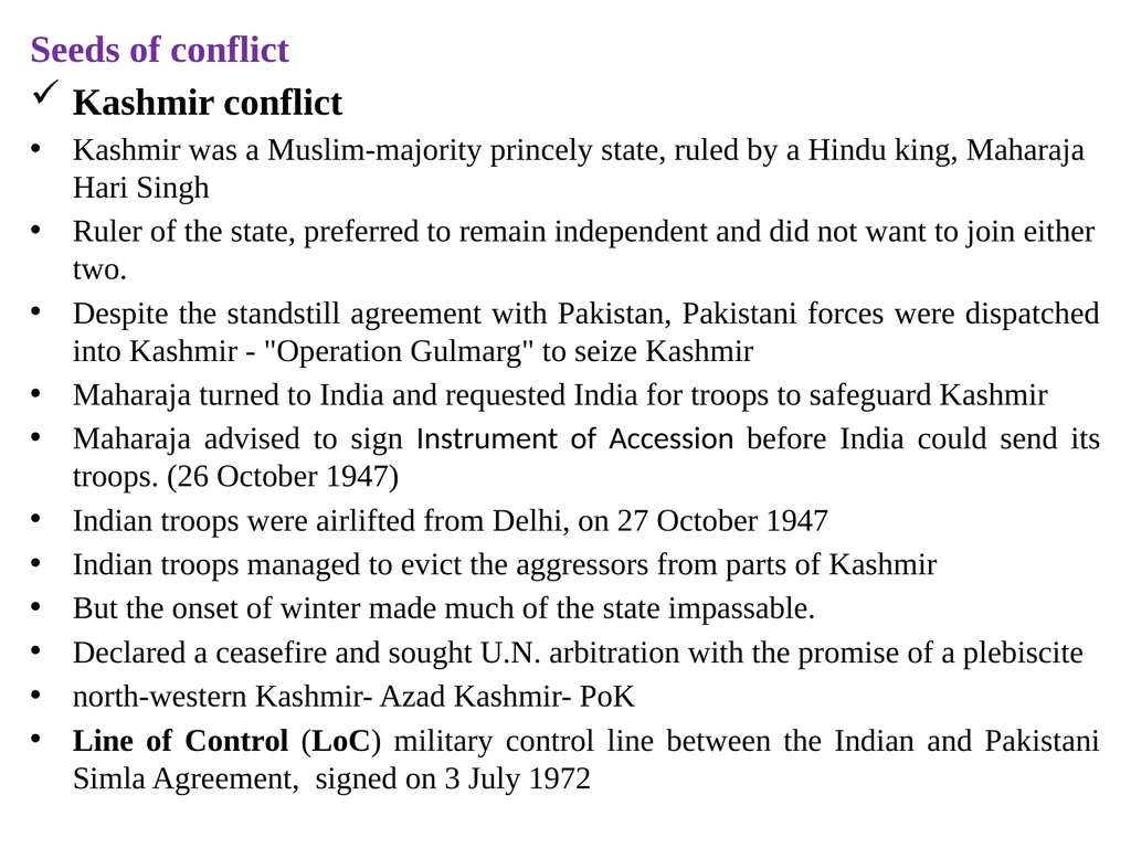 Indo- PaK Relations Dissolution of the British Raj - slide 2 of 5