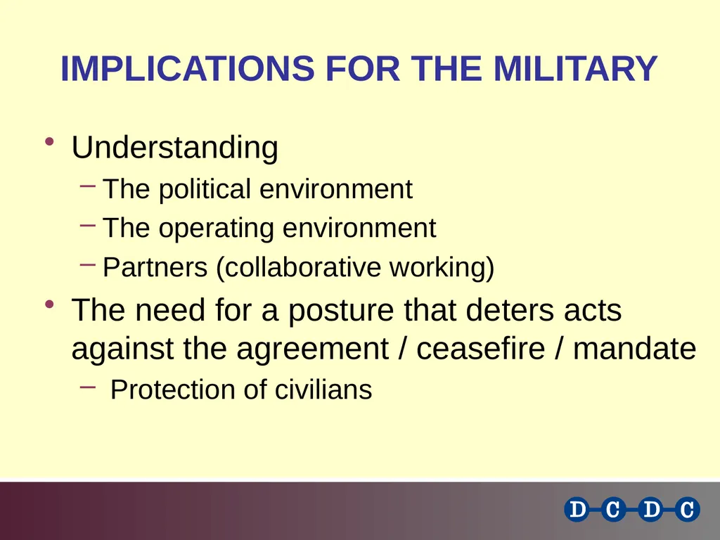 Challenges in the Contemporary Peacekeeping - slide 9 of 11