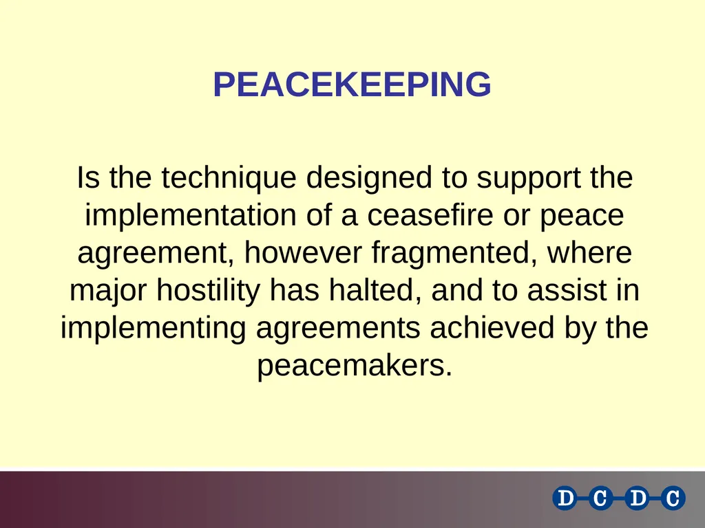 Challenges in the Contemporary Peacekeeping - slide 3 of 11