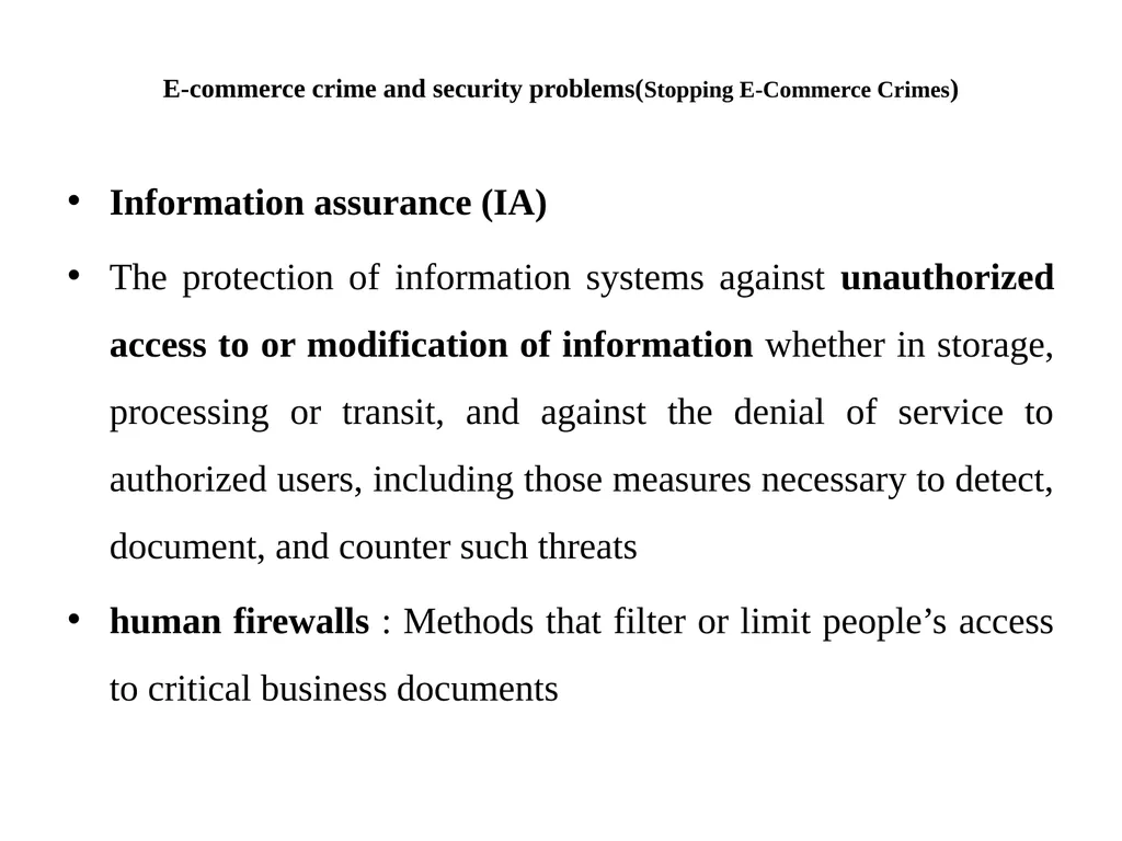 Chapter 4: Ecommerce Security and Cryptography - slide 4 of 30