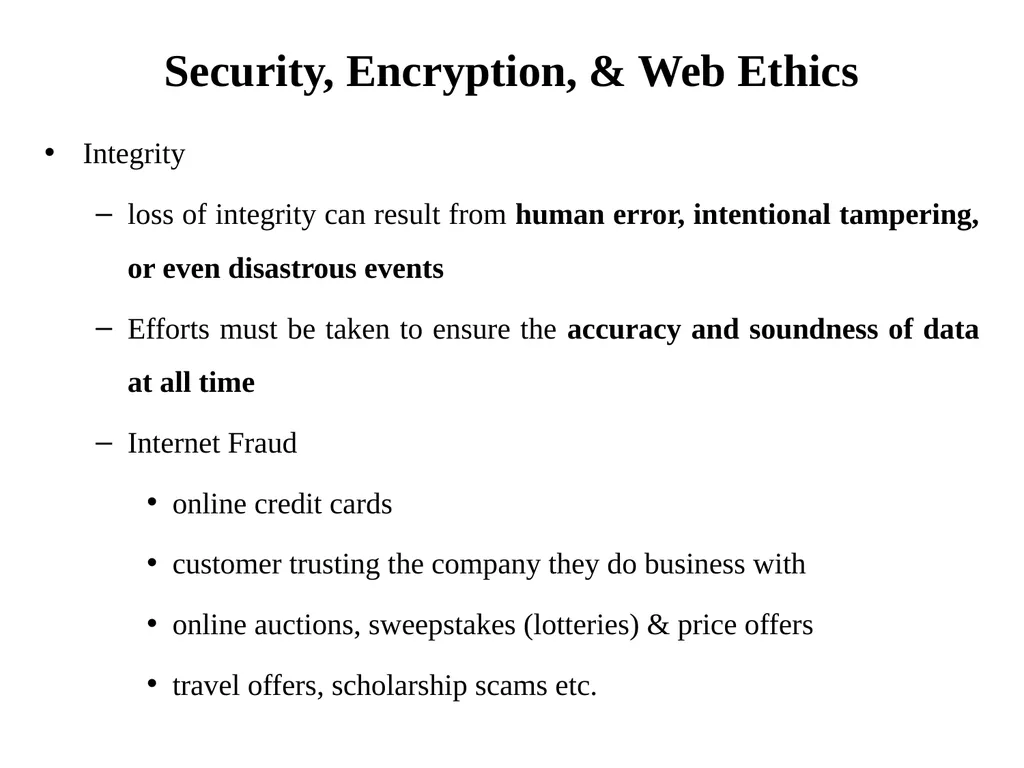 Chapter 4: Ecommerce Security and Cryptography - slide 9 of 30