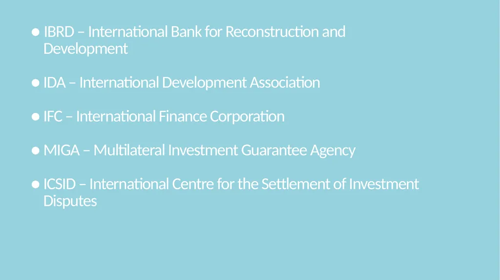 World Bank Group Trivia Game What are the sources - slide 6 of 52