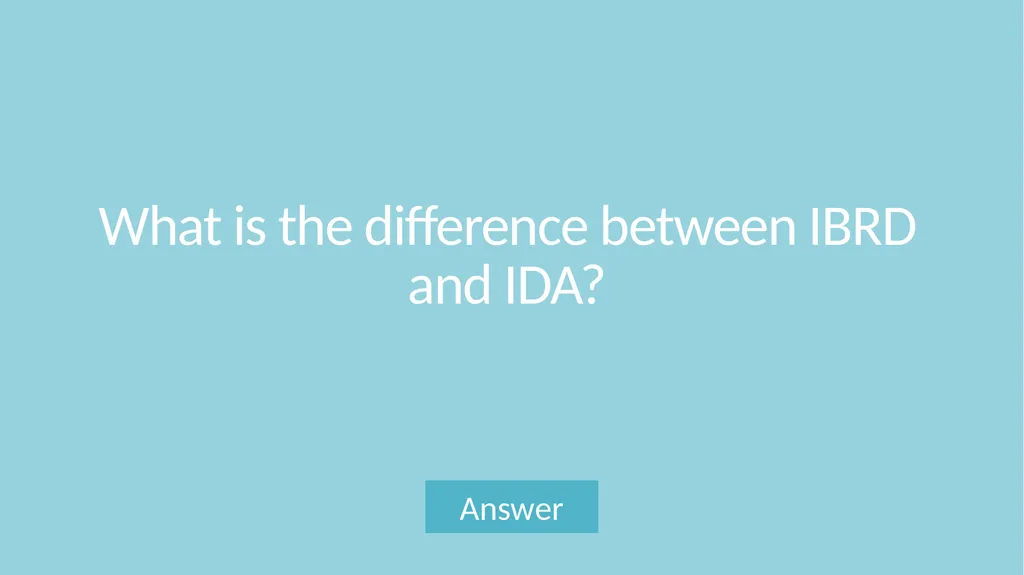 World Bank Group Trivia Game What are the sources - slide 7 of 52