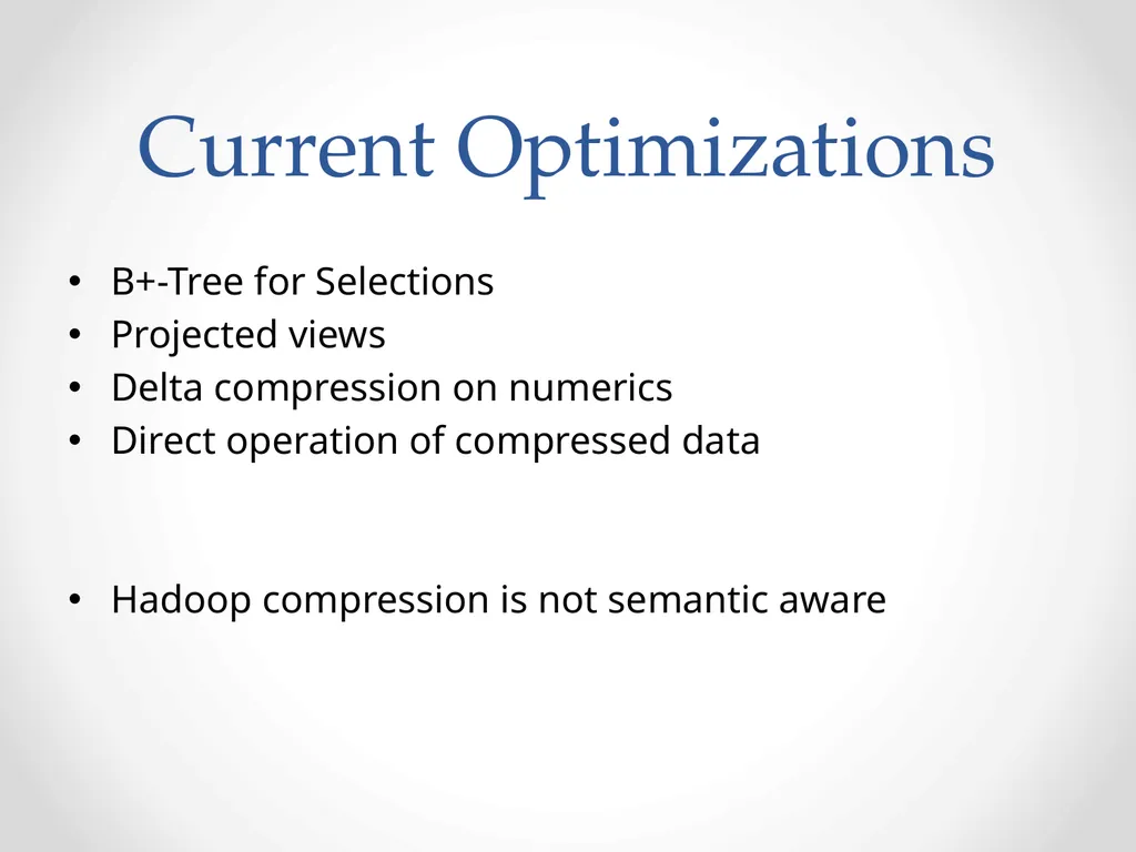 Automatic optimization of MapReduce Programs - slide 20 of 30