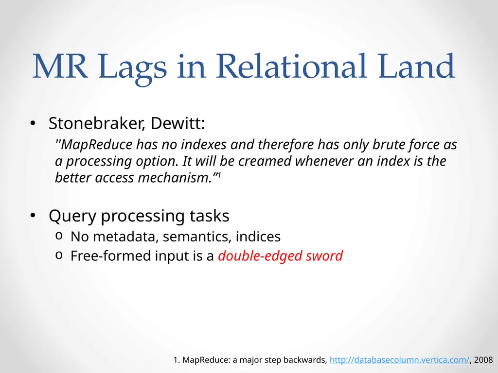 Automatic optimization of MapReduce Programs - slide 6 of 30