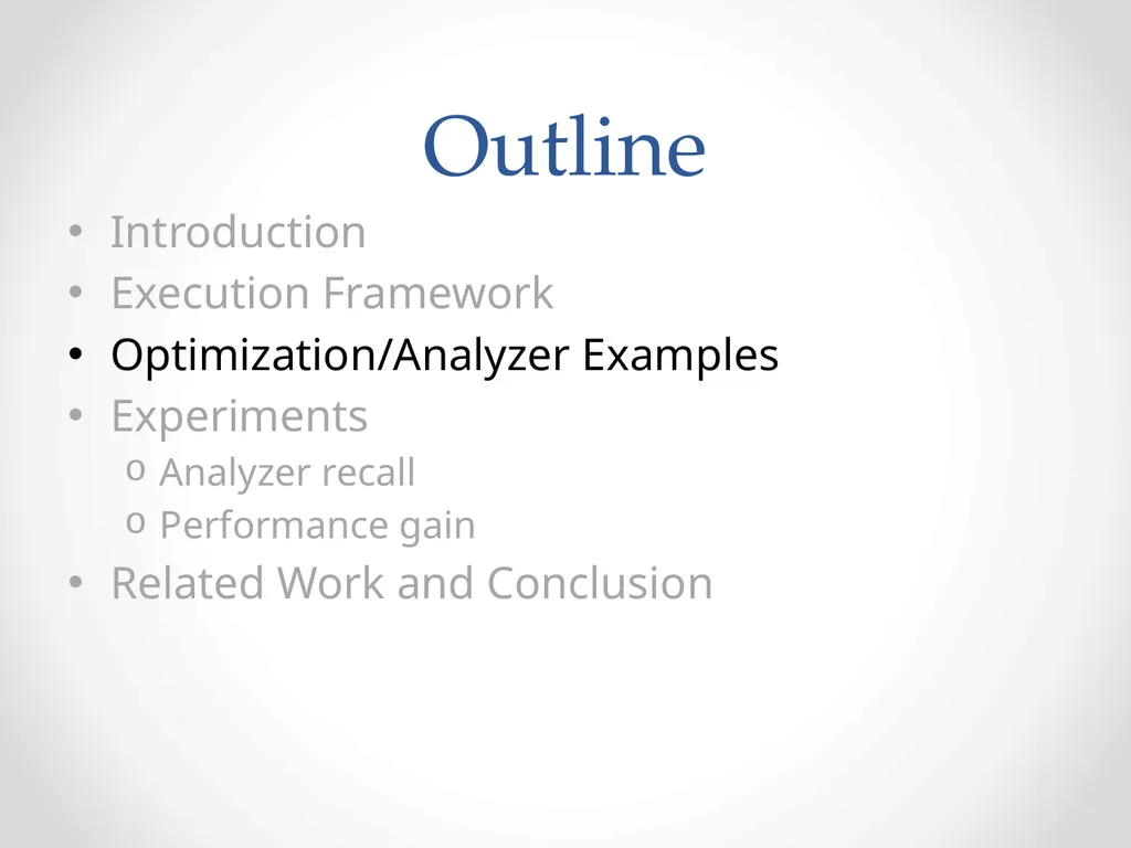 Automatic optimization of MapReduce Programs - slide 16 of 30