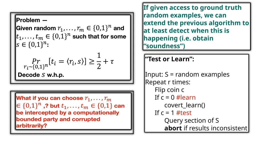Ran Canetti, Ari Karchmer Boston University Covert - slide 8 of 9