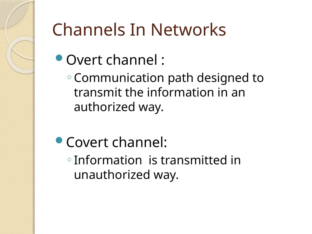 Western Michigan University Covert Timing Channels - slide 2 of 26