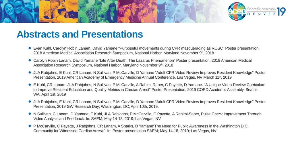 CoVeRT: CPR Video Review Team George Washington - slide 9 of 10