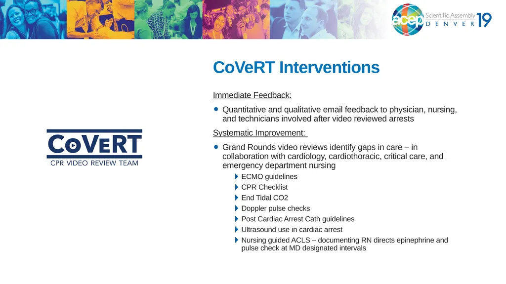 CoVeRT: CPR Video Review Team George Washington - slide 4 of 10