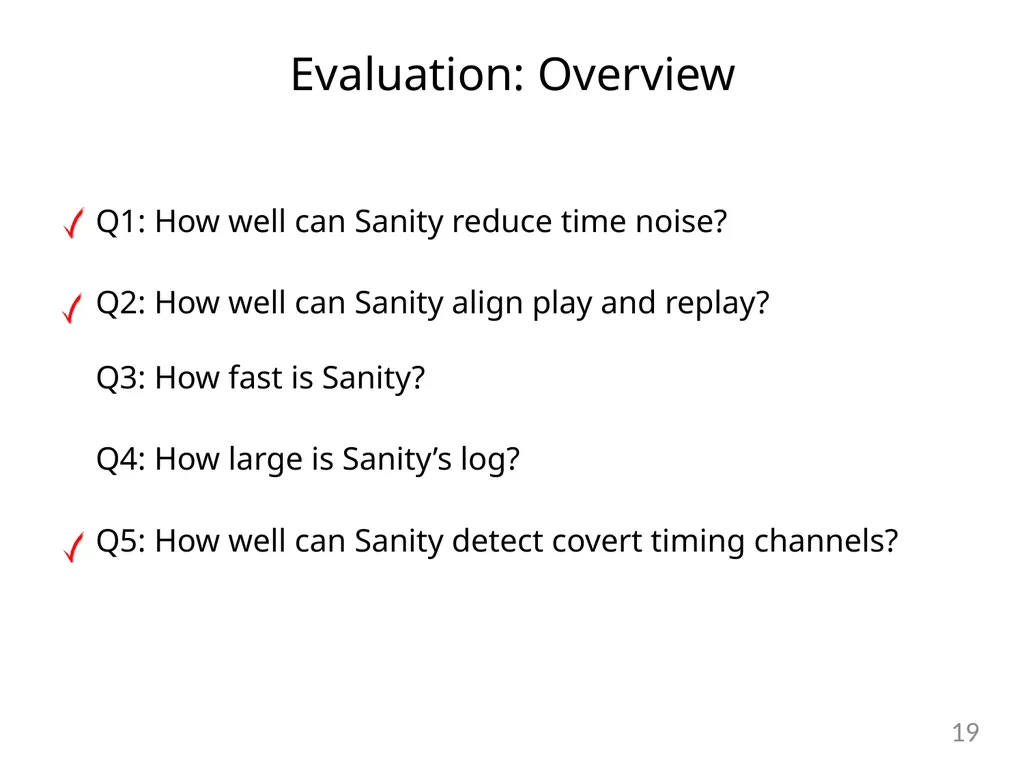 Detecting Covert Timing Channels with - slide 19 of 26