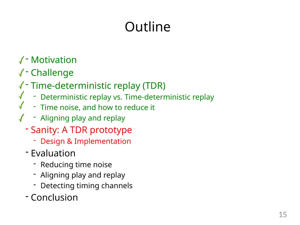 Detecting Covert Timing Channels with - slide 15 of 26