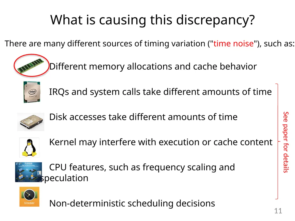 Detecting Covert Timing Channels with - slide 11 of 26