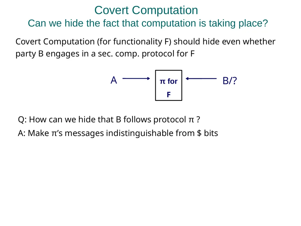 Practical Covert Authentication Stanislaw Jarecki - slide 5 of 23