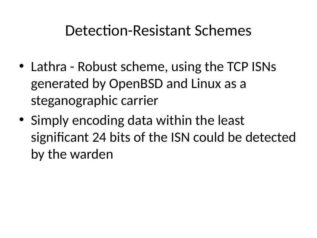 Information Hiding: Covert Channels Amir - slide 35 of 49