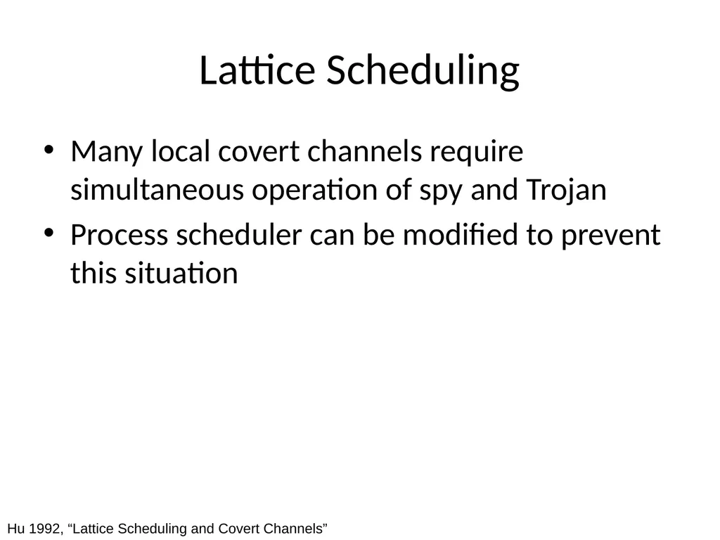 Information Hiding: Covert Channels Amir - slide 45 of 49
