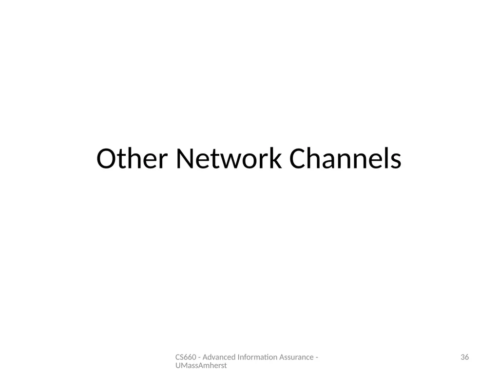 Information Hiding: Covert Channels Amir - slide 36 of 49