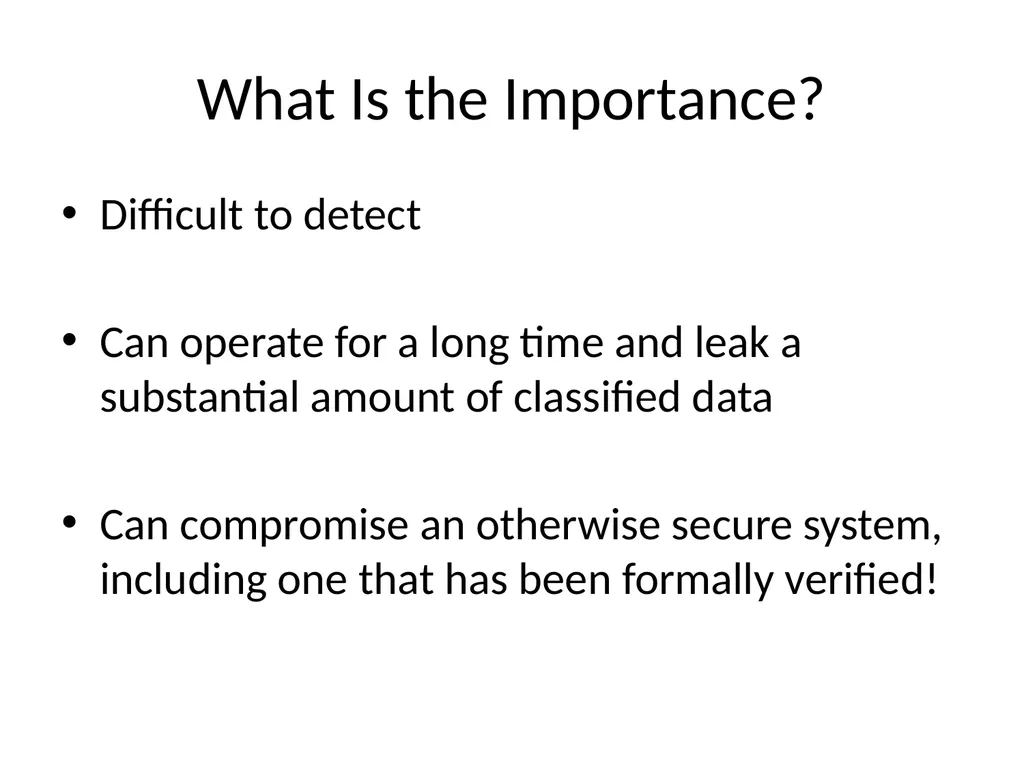 Information Hiding: Covert Channels Amir - slide 6 of 49